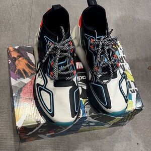 Adidas x Marvel Men's ZX 2x Boost Stark Industries Sneakers Size 6